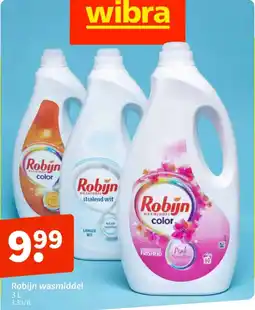 Wibra Robijn wasmiddel aanbieding