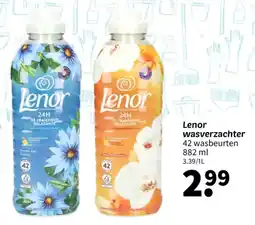 Wibra Lenor wasverzachter aanbieding