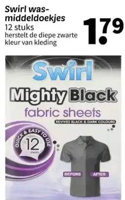 Wibra Swirl Wasmiddeldoekjes aanbieding