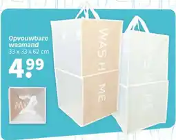 Wibra Opvouwbare wasmand aanbieding