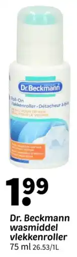 Wibra Dr. Beckmann Wasmiddel Vlekkenroller aanbieding