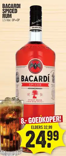 Super Dirck 3 Bacardi spiced rum aanbieding