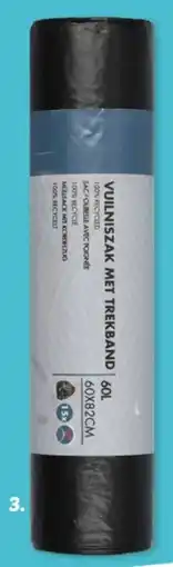 Wibra Vuilniszak met Trekband aanbieding