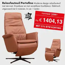 Woonsquare Relaxfauteuil Portofino aanbieding