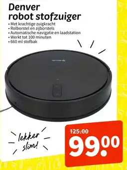 Wibra Denver Robot Stofzuiger aanbieding