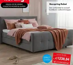 Woonsquare Boxspring Dubai aanbieding