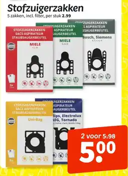 Wibra Stofzuigerzakken aanbieding