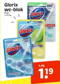 Wibra Glorix WC Blok aanbieding