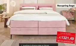 Woonsquare Boxspring Saga aanbieding