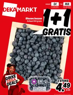 Dekamarkt Blauwe bessen aanbieding