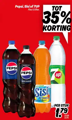 Dekamarkt Pepsi, Sisi of 7 Up aanbieding
