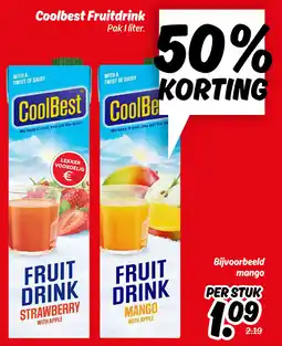 Dekamarkt Coolbest Fruitdrink aanbieding