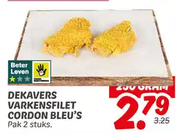 Dekamarkt Dekavers Varkensfilet Cordon Bleu's aanbieding