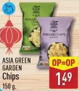 ALDI Asia green garden Chips aanbieding
