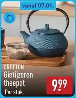 ALDI Crofton Gietijzeren theepot aanbieding