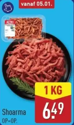 ALDI Shoarma aanbieding
