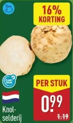 ALDI Knolselderij aanbieding