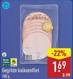 ALDI Gegrilde kalkoenfilet aanbieding