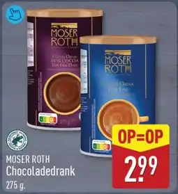 ALDI Moser roth Chocoladedrank aanbieding