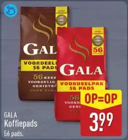 ALDI Gala Koffiepads aanbieding