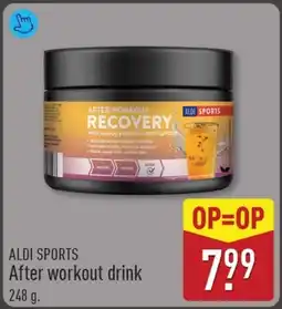 ALDI Aldi sports After workout drink aanbieding