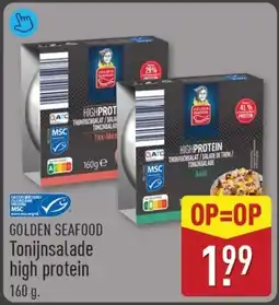 ALDI Golden seafood Tonijnsalade high protein aanbieding