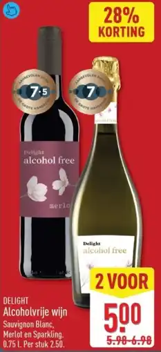 ALDI Delight Alcoholvrije wijn aanbieding