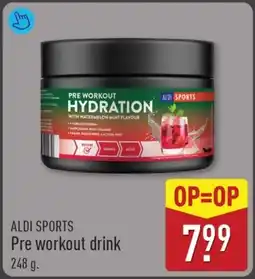 ALDI Aldi sports Pre workout drink aanbieding