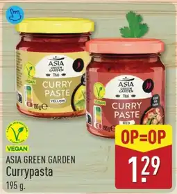ALDI Asia green garden Currypasta aanbieding