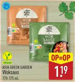 ALDI Asia green garden Woksaus aanbieding