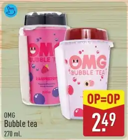 ALDI OMG Bubble tea aanbieding