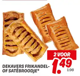 Dekamarkt Dekavers Frikandel of Satébroodje aanbieding