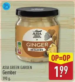 ALDI Asia green garden Gember aanbieding