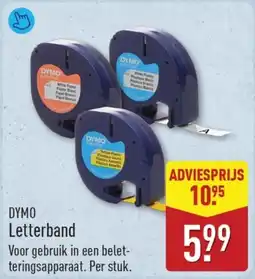 ALDI Dymo Letterband aanbieding