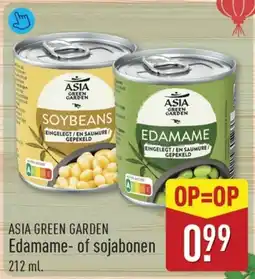 ALDI Asia green garden Edamame of sojabonen aanbieding