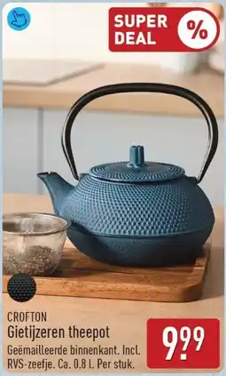 ALDI Crofton Gietijzeren theepot aanbieding