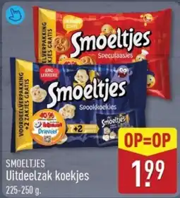 ALDI Smoeltjes Uitdeelzak koekjes aanbieding