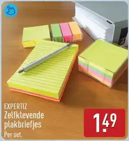 ALDI Expertiz Zelfklevende plakbriefjes aanbieding