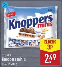 ALDI Storck Knoppers mini's aanbieding