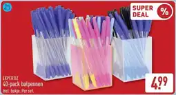 ALDI Expertiz 40-pack balpennen aanbieding