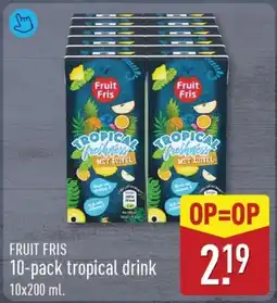 ALDI Fruit Fris 10-pack tropical drink aanbieding