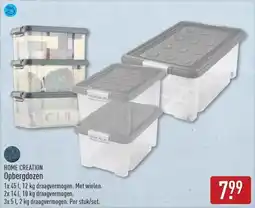 ALDI Home creation Opbergdozen aanbieding