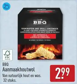ALDI BBQ Aanmaakhoutwol aanbieding