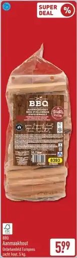 ALDI BBQ Aanmaakhout aanbieding