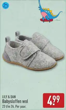 ALDI LILY & DAN Babysloffen wol aanbieding