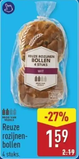 ALDI Reuze rozijnenbollen aanbieding