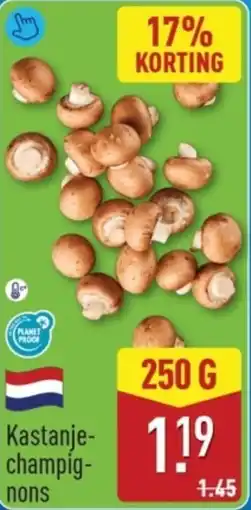 ALDI Kastanjechampignons aanbieding