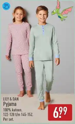 ALDI LILY & DAN Pyjama aanbieding