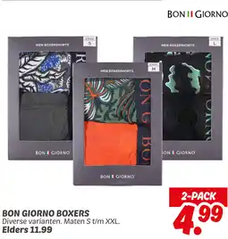 Dekamarkt Bon Giorno Boxers aanbieding