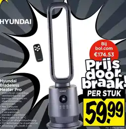 Vomar Voordeelmarkt Hyundai Bladeless Heater Pro aanbieding